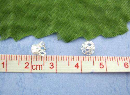 Kaplík MINI č.2/ stříbrný/ 5x6mm — foto 2