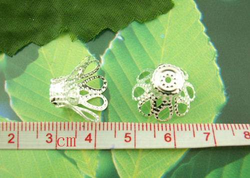 Kaplík MAXI/ stříbro/ 12x16mm/ 6ks — foto 2