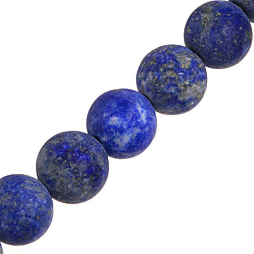 Lapis lazuli matný, 6 mm (4 ks) — foto 2