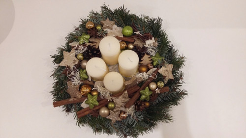 Adventní věnec.. na přání zákaznice — foto 2