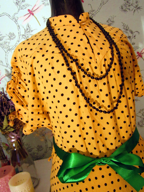 Retro dots šaty — foto 3