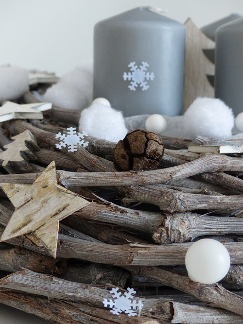 Kouřově šedý adventní* - maxi — foto 4