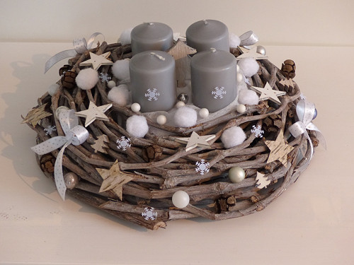 Kouřově šedý adventní* - maxi — foto 6