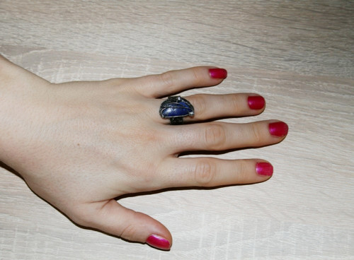 Lapis lazuli prsten — foto 6