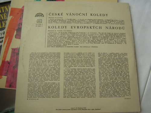 LP deska České koledy vánoční — foto 2
