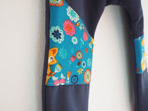 Dětské softshell kalhoty - liškaté — foto 4