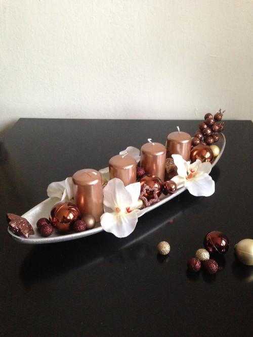 Svícen vánoční - měděný — foto 2