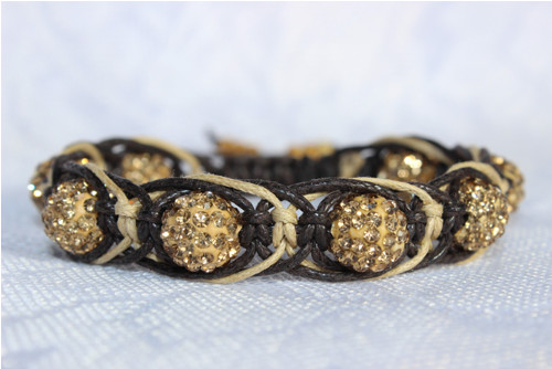 DeLux Crystal.. Náramek shamballa — foto 2
