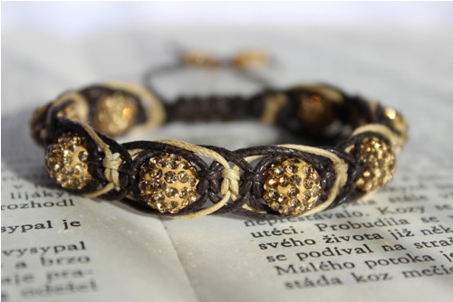 DeLux Crystal.. Náramek shamballa — foto 4