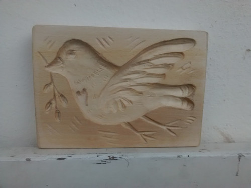 Dřevěná forma "Ptáček", (na keramiku atd.) — foto 3