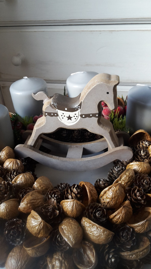 Adventní věnec do šeda — foto 3