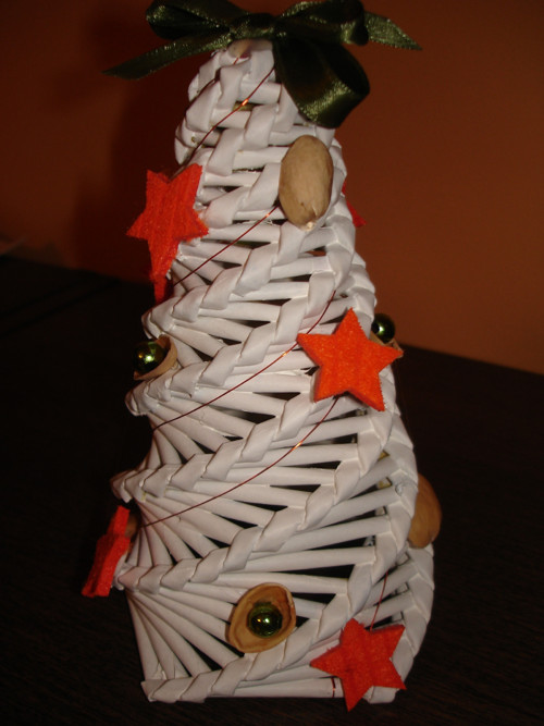 Vánoční pletený stromeček — foto 2