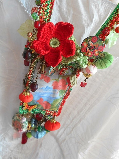 Náhrdelník Gypsy 13 Ibišky — foto 5