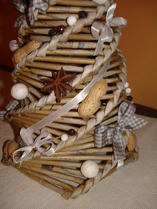 Vánoční pletený stromeček — foto 2