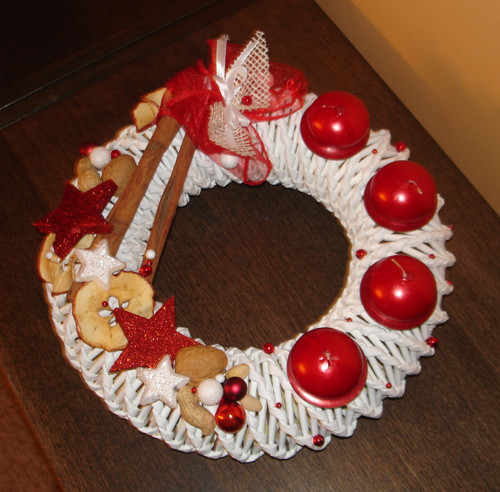 Adventní věnec z papíru — foto 4