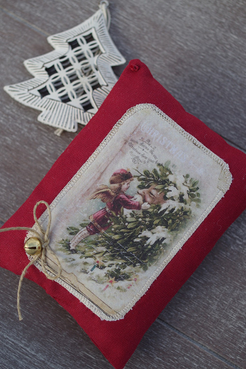 Nostalgické vánoční minipolštářky I — foto 3