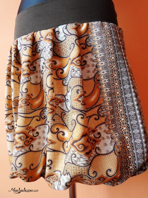 Hnědookrová batikovaná INDONESIA — foto 3