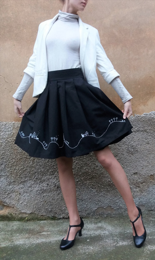 Sukénka S Kopečky I Domečky — foto 4