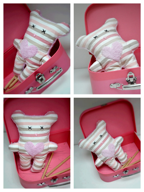 Wide Bubu Bear pink stripes — foto 5