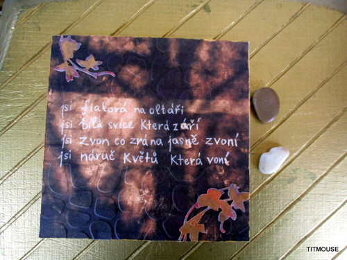 Báseň na zdi IV. — foto 3
