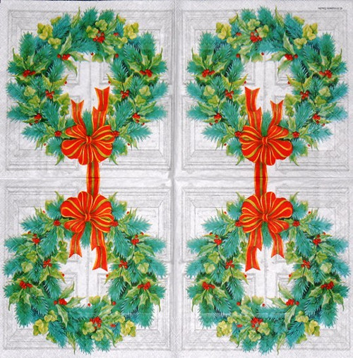 Ubrousek - adventní věnec — foto 2