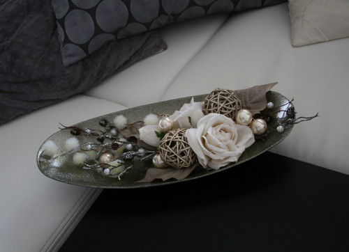 Luxusní vánoční dekorace šampaň — foto 3