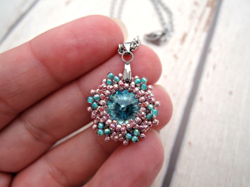 Swarovski náhrdelník "Turquoise dream" — foto 4