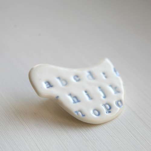 Heaven-like Messinger (porcelánová brož) — foto 2