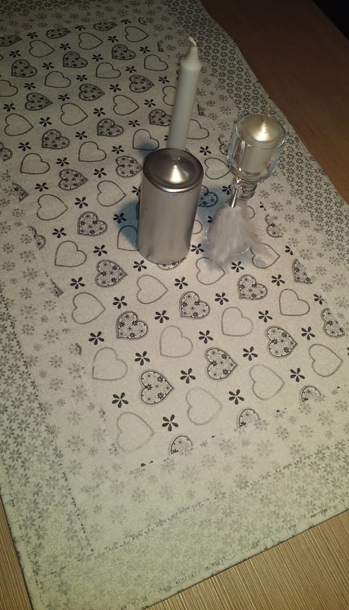 Vánoční ubrus - stříbrné vánoce... — foto 3