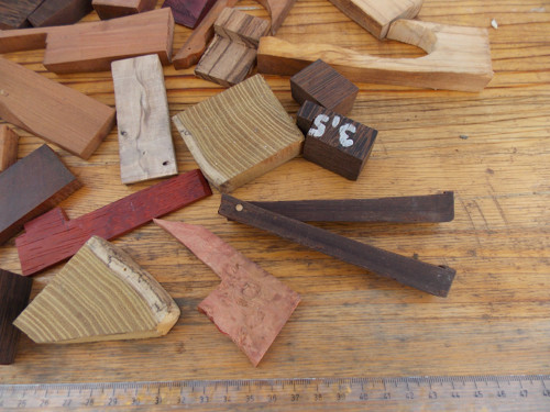 Směs dřevěných odřezků - materiál — foto 2
