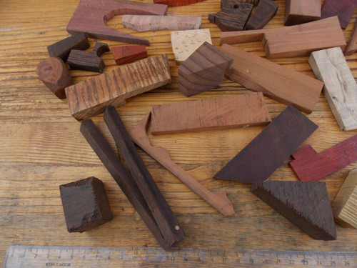 Směs dřevěných odřezků - materiál — foto 3
