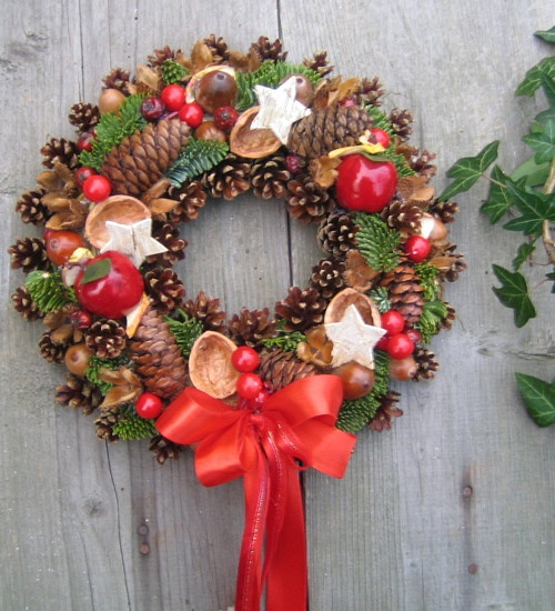 Adventní věneček s jedličkou — foto 3
