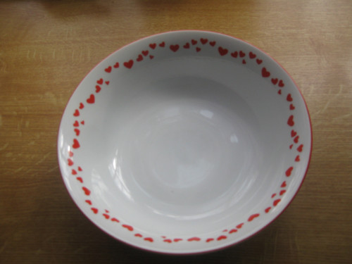 Srdeční záležitost-porcelánová mísa — foto 3