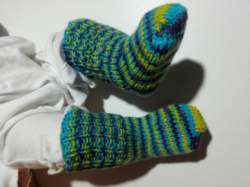 VLNĚNÉ ponožky vel.10-12cm — foto 2