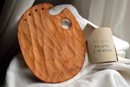 Tesaná malířská paleta — foto 2