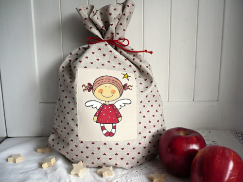 Andělíček s růžičkou a pytlíky — foto 2