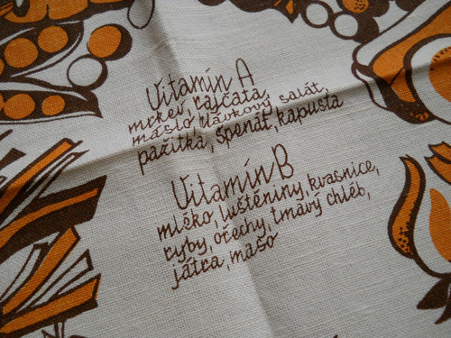 Vitamíny...ubrousek nebo utěrka — foto 2
