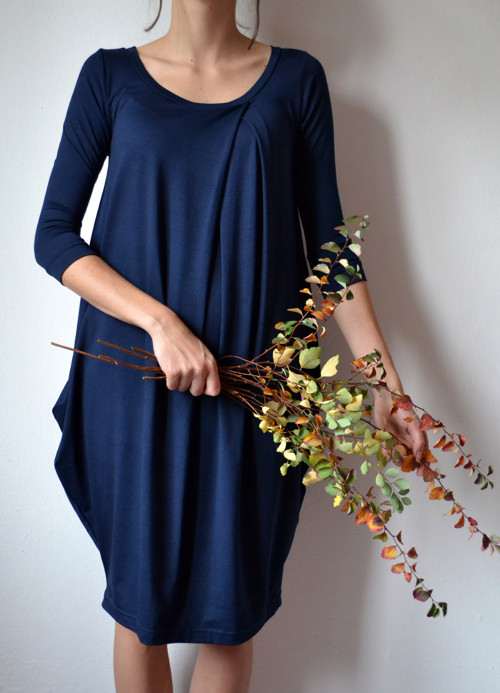 Šaty WIDE Prussian blue — foto 2