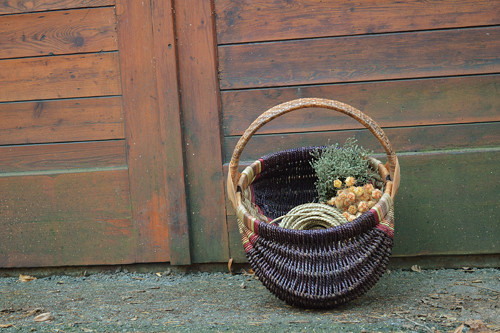 Francouzský piknikový košík - tmavý — foto 3
