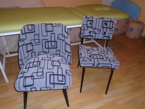 Retro křeslo po opravě. — foto 2