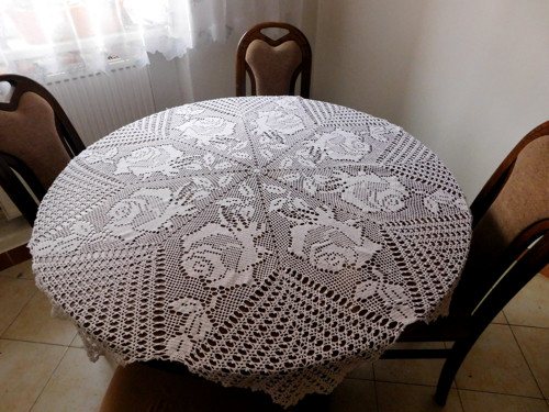 Ubrus s růžemi — foto 2