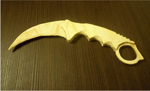 Dřevěný nůž-Karambit — foto 3