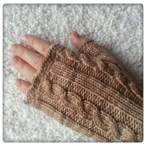 Od babičky ... návleky 100% merino 24 cm — foto 6