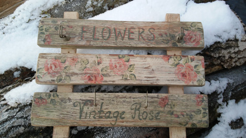Věšáček "Vintage rose" — foto 6