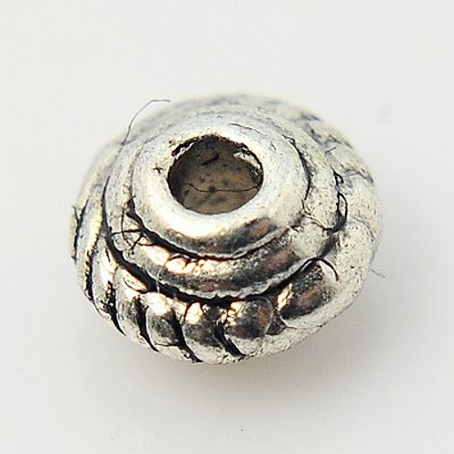 Mezikus Disk, pr.5mm (50ks) - starostříbro — foto 2