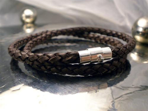 Bionet - tmavohnedý - 5 mm - náhrdelník — foto 2
