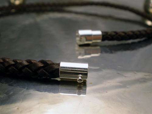 Bionet - tmavohnedý - 5 mm - náhrdelník — foto 3