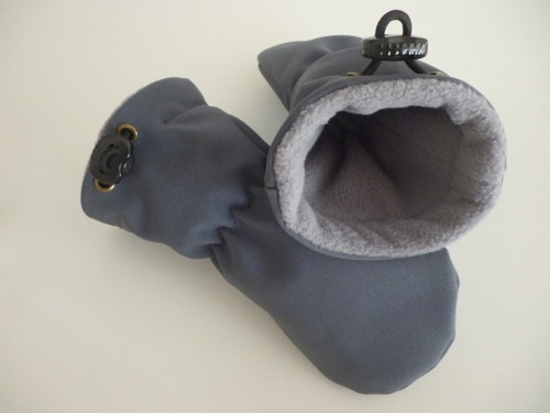 Softshell Rukavice/Extra Zateplené - Antracit Šeda — foto 2