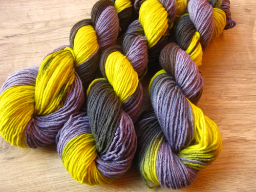 Merino bez sw 4mm - "Maracuja" — foto 2