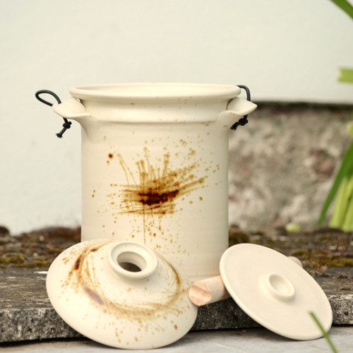 Kvašák mini rovný 1,3l - Vůně kávy — foto 2
